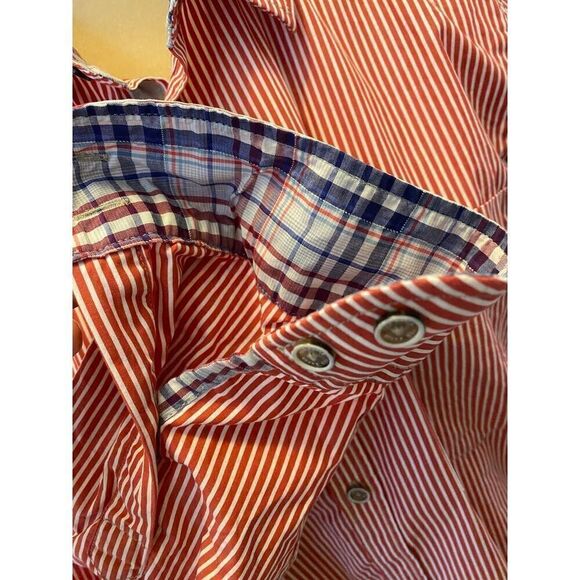 Ted Baker Button-Down Shirt Contrast Collar/Cuff Size 4 Ted Size (16" Neck) Men - Picture 5 of 12